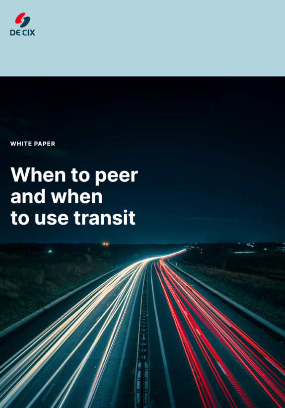 When to peer and when to use transit